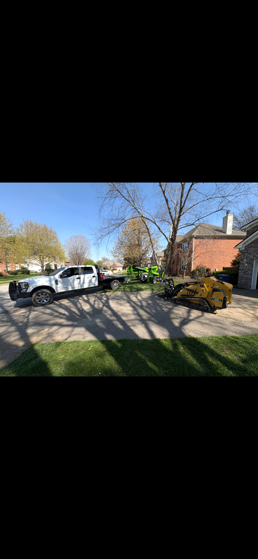 Professional construction equipment on a Franklin TN job site